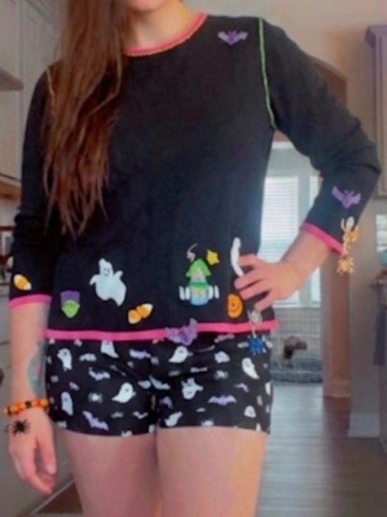 Quacker Factory Sweaters - Vintage 90s Halloween Sweater